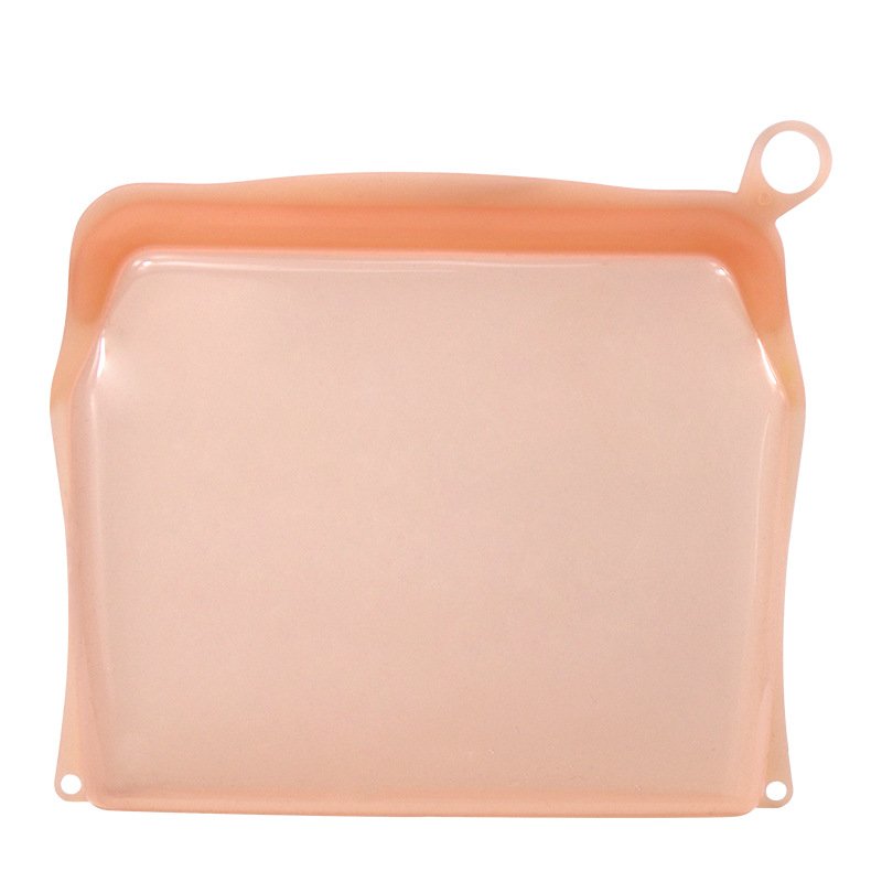 OEM&ODM New Item 3 Pack Silicone Free Food Grade Food Storage Bag Set Zipper Silicone Reusable Bag
