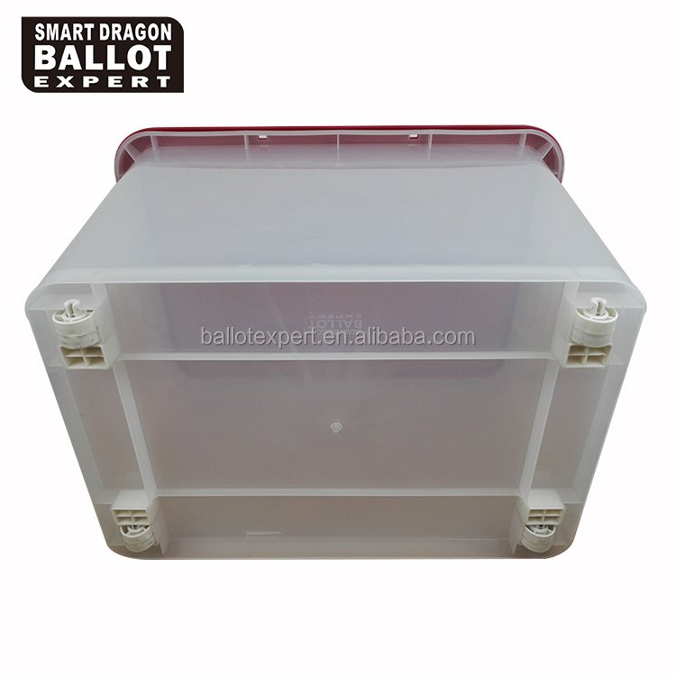 65 liter China Manufacturing file Semi Clear PP plastic box use for hospital container storage