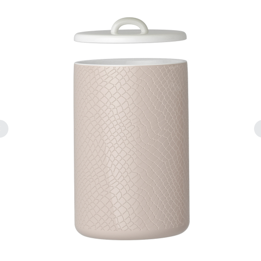 Modern design Embossed Tea Coffee Sugar food storage jar ceramic storage jars ceramic canister with lid
