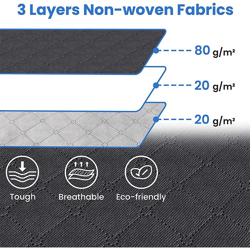 Custom Logo Cotton Linen Clothes Organizer Collapsible Folding Under Bed Thick Breathable Fabric Storage Boxes Bags