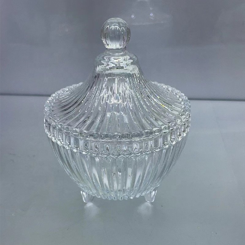 ins Glass Candy Jar DIY Jewelry Jewelry Storage Box Handmade materials Candlestick wedding companion hand Gift