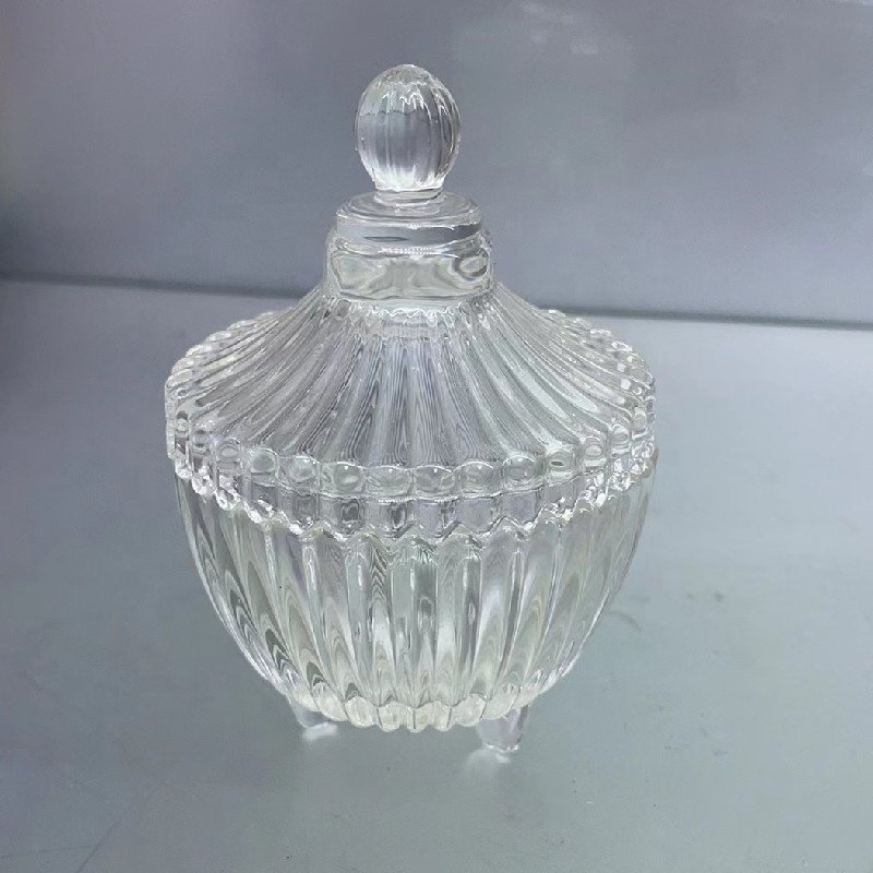 ins Glass Candy Jar DIY Jewelry Jewelry Storage Box Handmade materials Candlestick wedding companion hand Gift