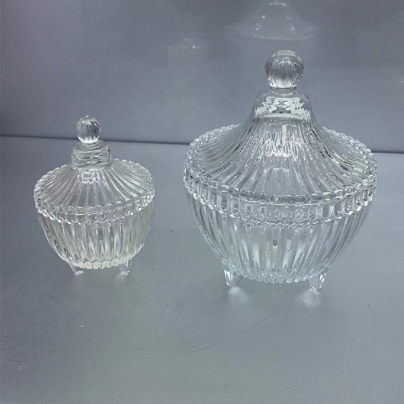 ins Glass Candy Jar DIY Jewelry Jewelry Storage Box Handmade materials Candlestick wedding companion hand Gift