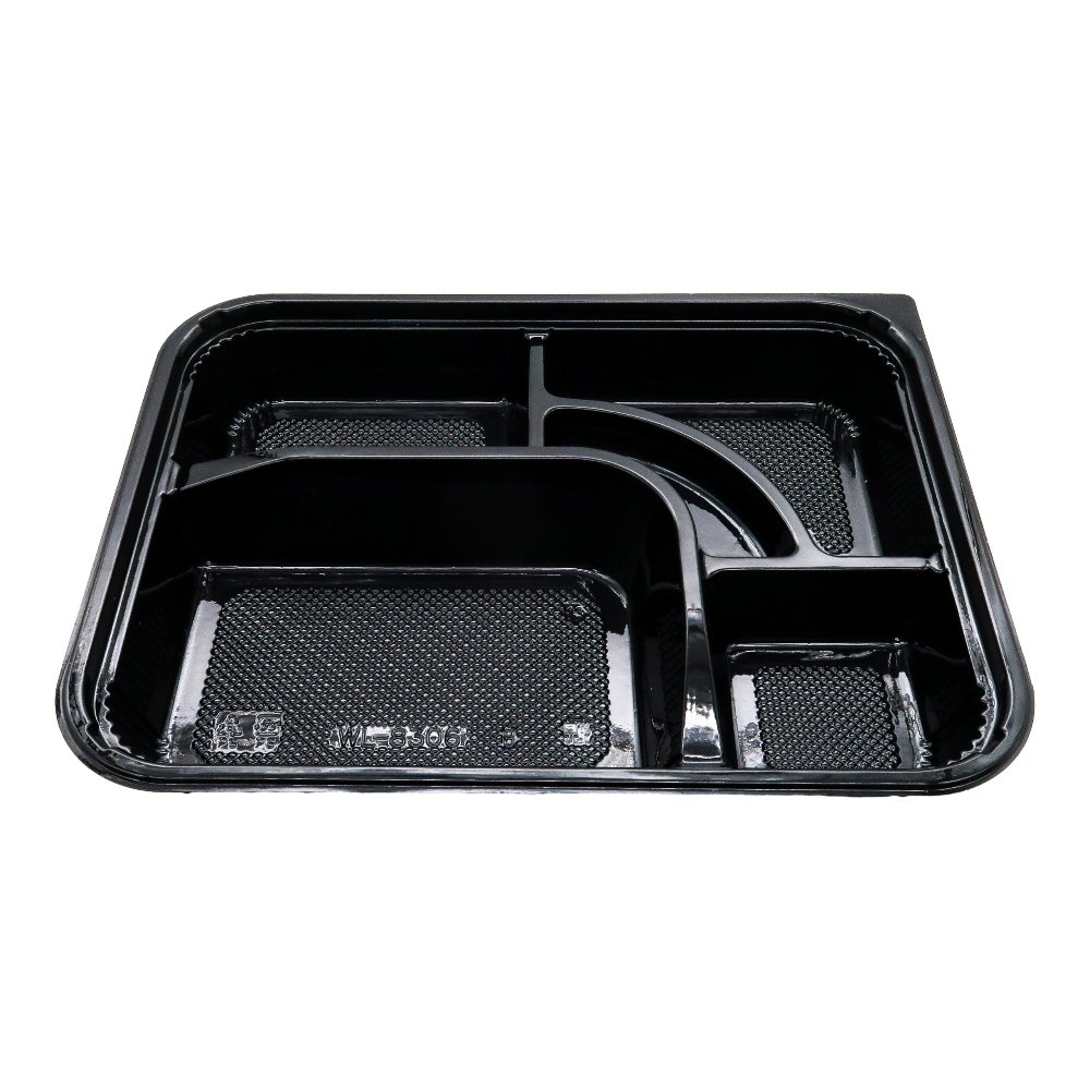 Compartment Plastic Food Packaging Container Catering Disposable Carry Out Fruit Salad Lunch Bento Boxes for Kitchen Storage
