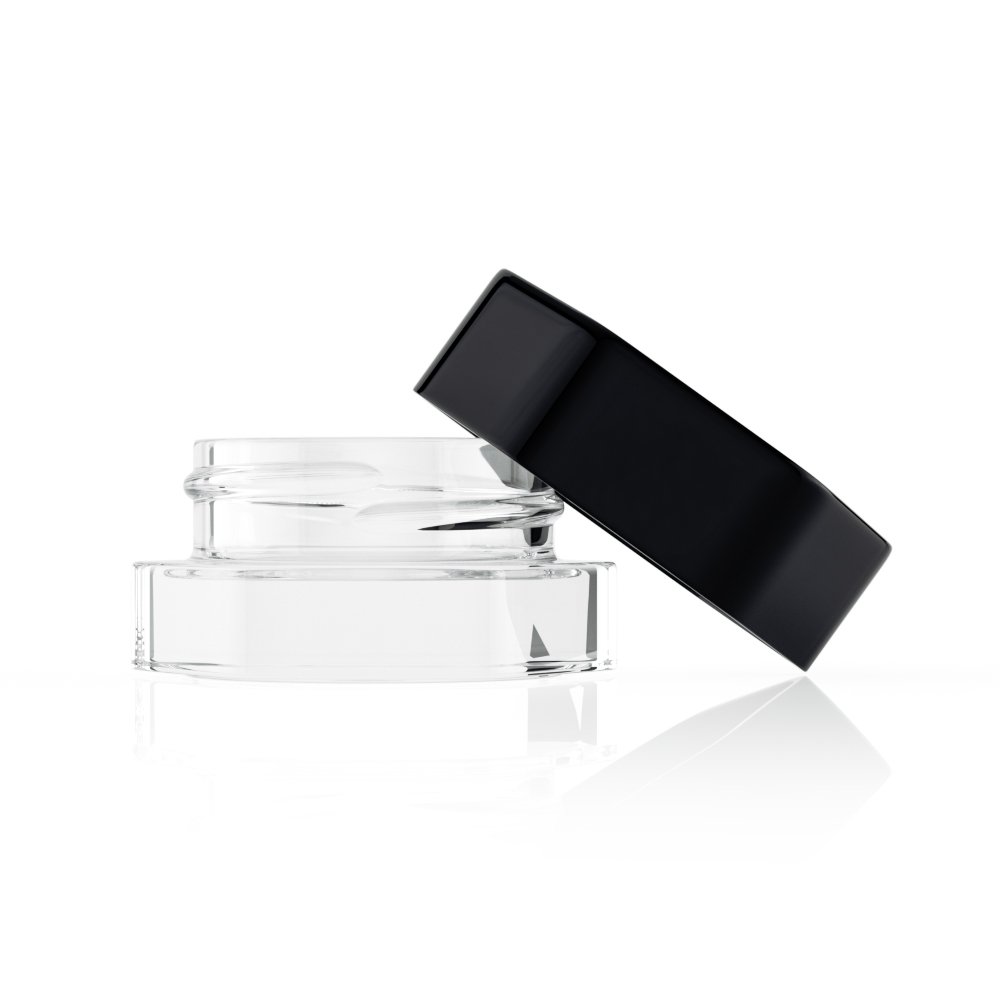 Small Concentrate Jar Luxury 3 5g 7ml Gram Mini Wax Oil Smell Proof Container Clear Thick Wall Childproof Small Concentrate