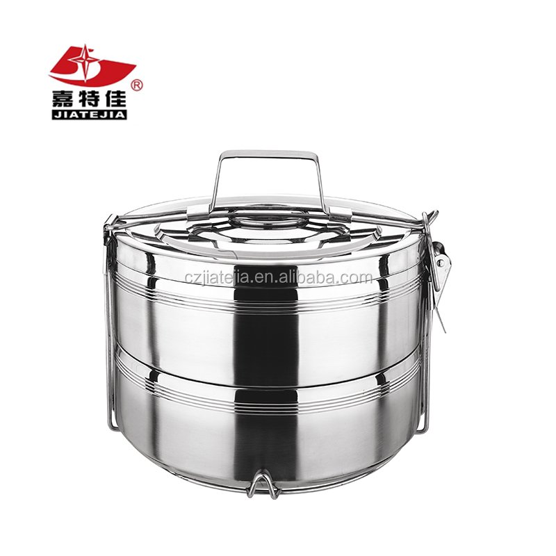 Stainless steel huge capacity insulated tiffin lunch box/food storage container set