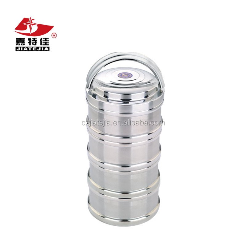 Stainless steel huge capacity insulated tiffin lunch box/food storage container set