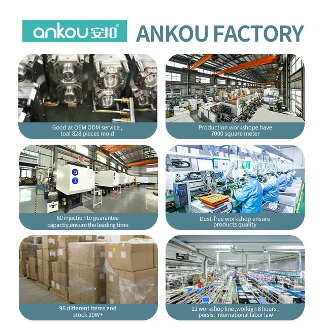 ANKOU Rectangular Baby Milk Powder Jar Plastic Transparent Storage Can Pressed Food Moisture-proof Sealed Airtight Container
