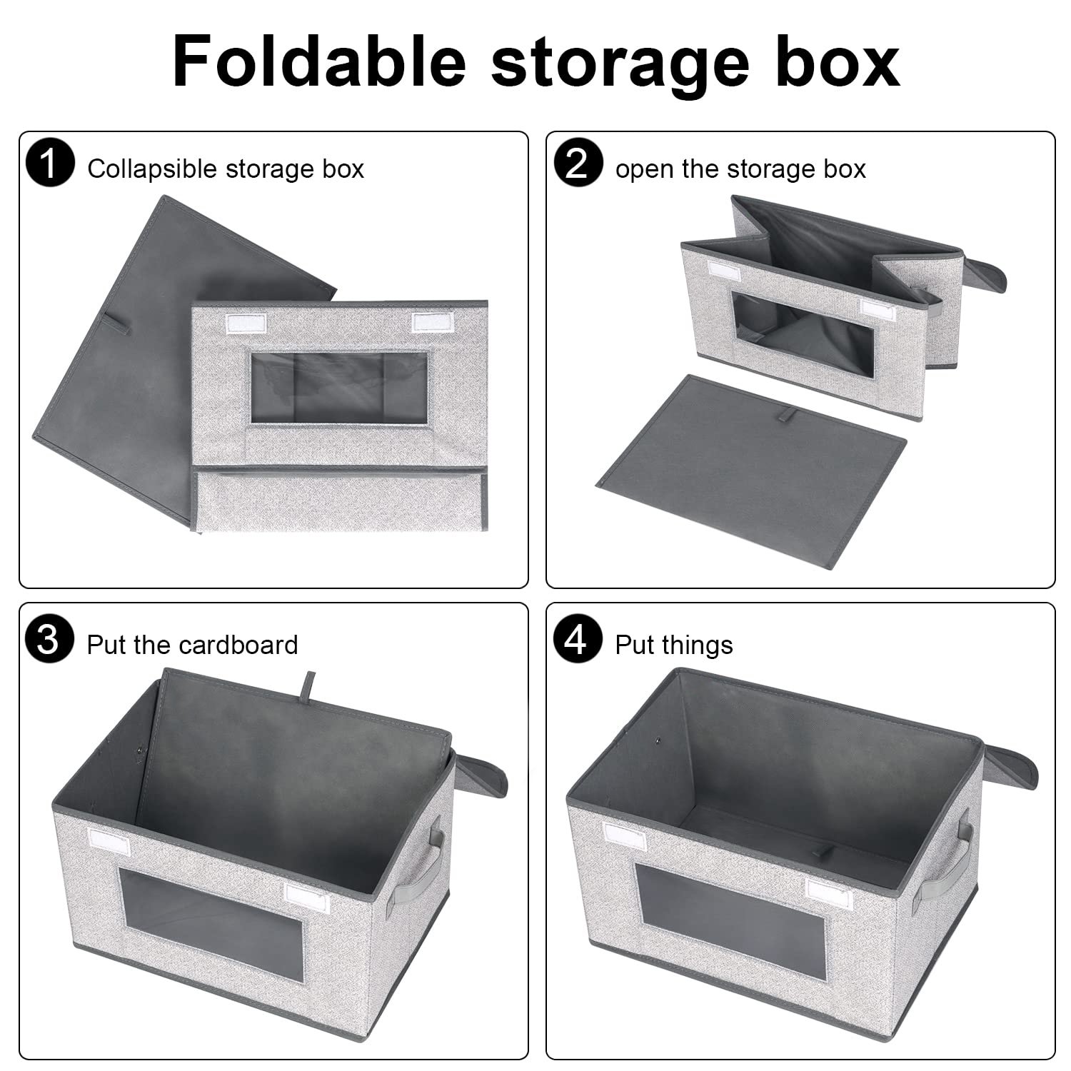 New Arrival Foldable Non Woven Storage Cube Bin Home Decorative Storage Box For Home Organizer