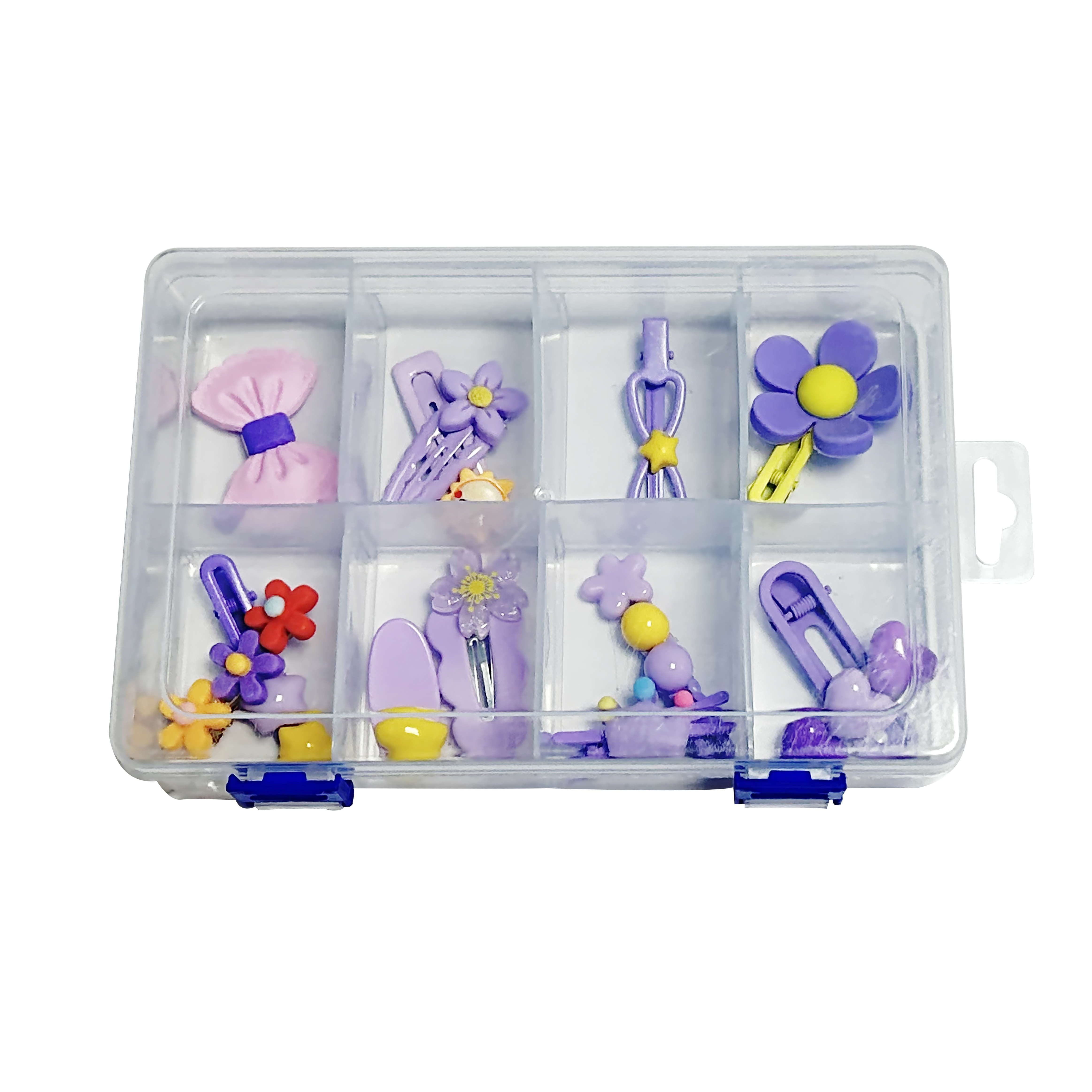 Food grade PP transparent plastic Hanging Jewelry Organizer decorative storage boxes with handle
