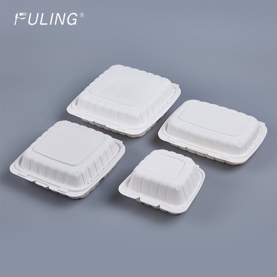 restaurant meal prep lunch delivery clamshell disposable takeaway food container microwave safe plastic