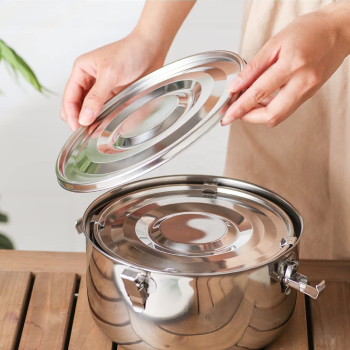 500ml Kids Lunch Bento Box Leakproof 304 Stainless Steel Food Storage Containers Food Packaging Boxes