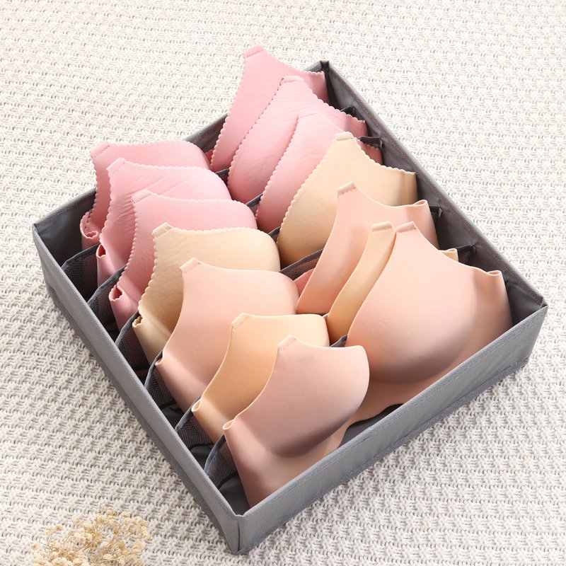 Oxford cloth underwear storage box drawer style mesh underwear sock foldable underwear storage box
