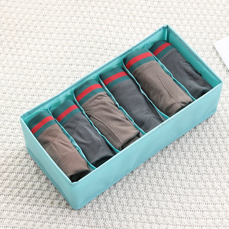 Oxford cloth underwear storage box drawer style mesh underwear sock foldable underwear storage box