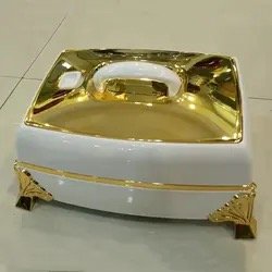 Heat preservation big rectangle luxury container food for food storage & container 6.5L USA insulated casserole food warmer