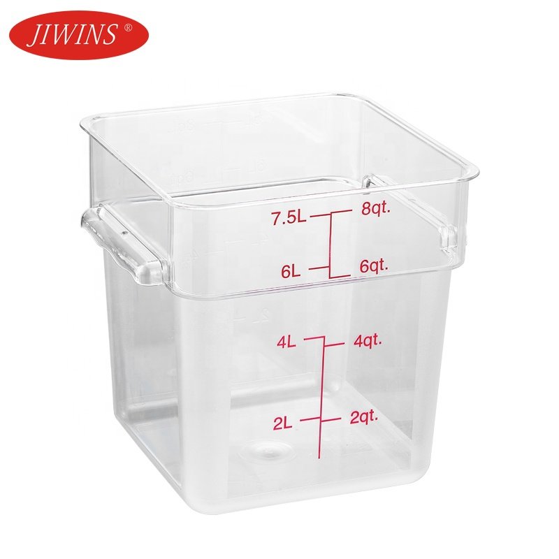 China Wholesale Competitive Price Hotel Kitchen Storage Container Plastic Box 8L Transparent Pc Food Storage & Container