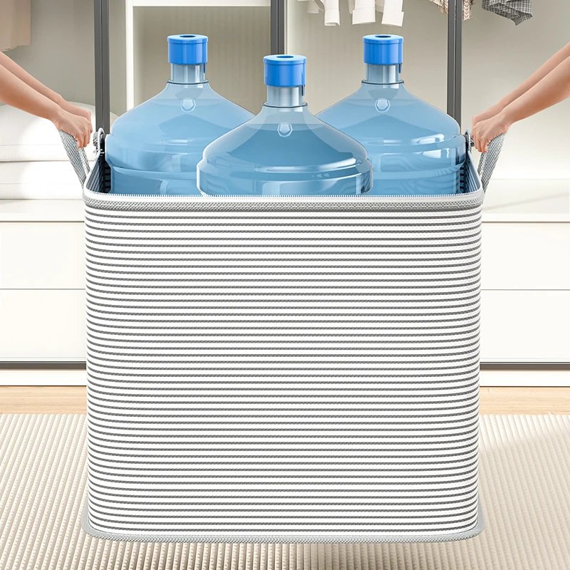 Multi-functional Non-woven Storage Bag Large Capacity Foldable Clothing Quilt Portable Storage Container Dust Cleaning Bedroom