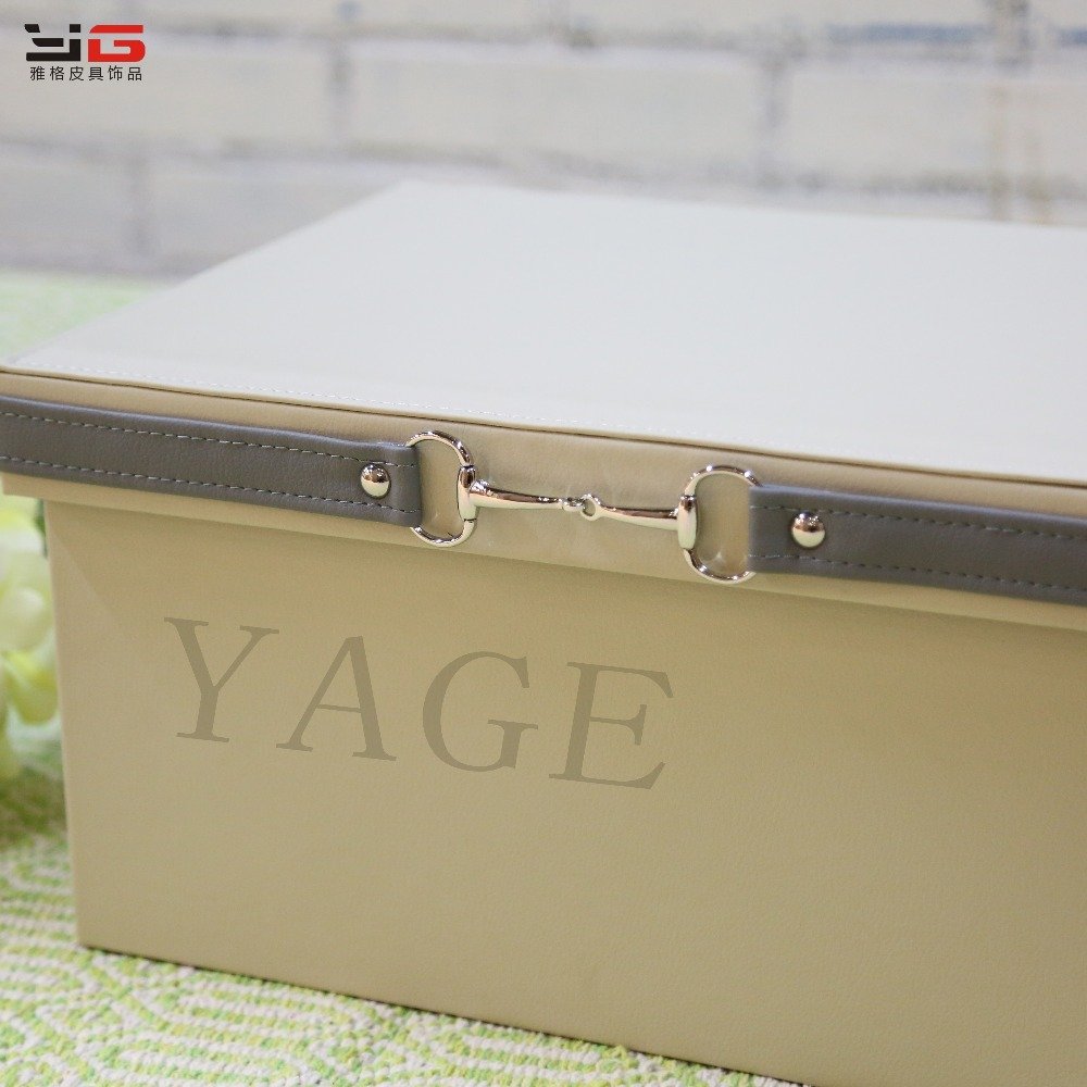 China manufacture Cheap Wooden leather Classic decorative storage box for home/office