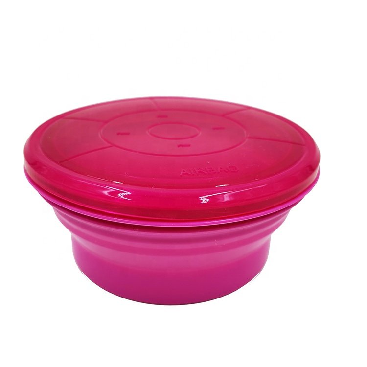 Foshan Dragon TT071 New Arrival Steering Wheel Collapsible Lunch Box Food Storage Container Silicone Lunch Box
