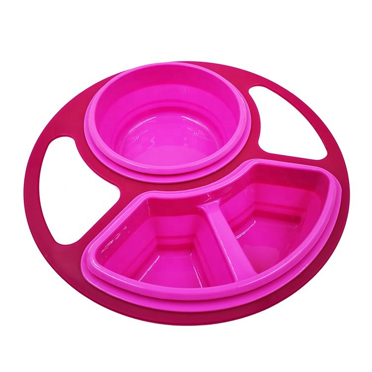Foshan Dragon TT071 New Arrival Steering Wheel Collapsible Lunch Box Food Storage Container Silicone Lunch Box