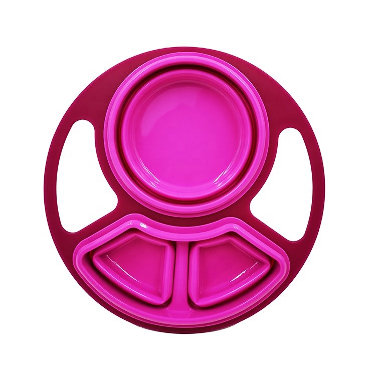 Foshan Dragon TT071 New Arrival Steering Wheel Collapsible Lunch Box Food Storage Container Silicone Lunch Box