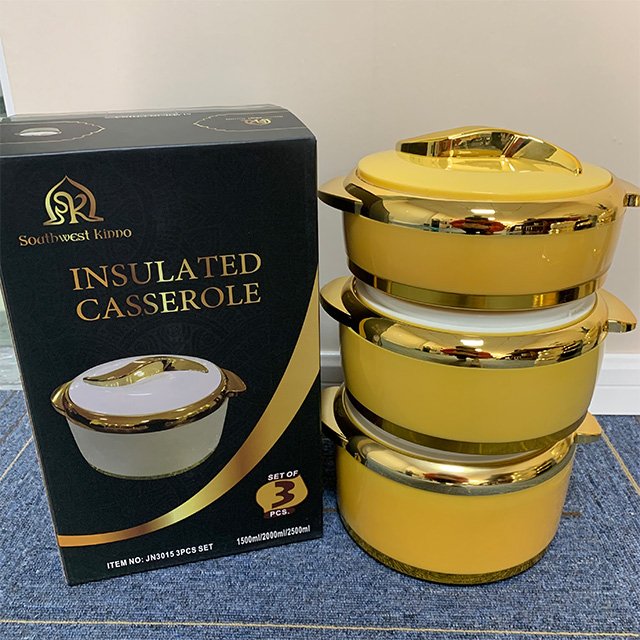 Factory directly pots insulated food warmer enamel ceramic casserole with lid