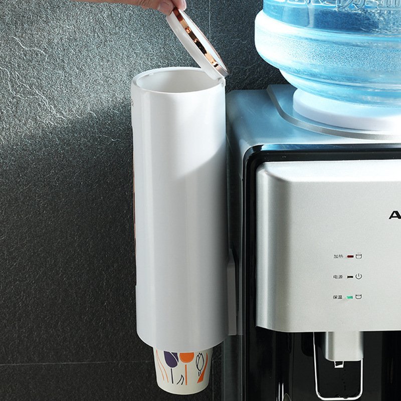 Disposable Cup Holder Paper Cup Automatic Taker Wall-mounted Water Cup Shelf Artifact Water Dispenser Storage Box