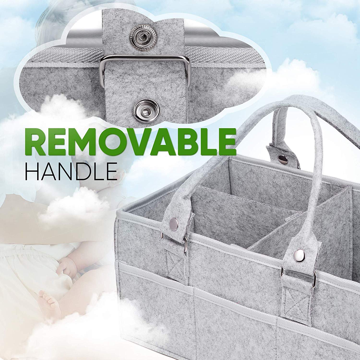 KUYUE Portable Nappy Changing Organiser Newborn Infant Nursery Bag Storage Bin Loncheras Escolares Kids Storage Boxes & Bins