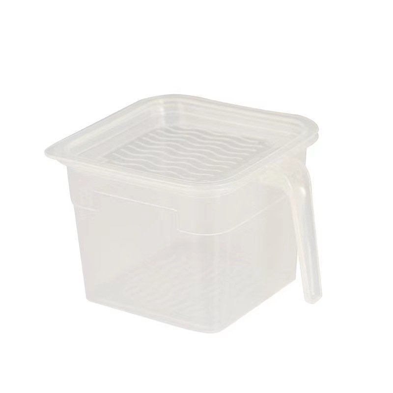 Kitchen Storage Box Refrigerator Organizer Plastic Transparent Case Hermetic Containers for Food Freezing Home