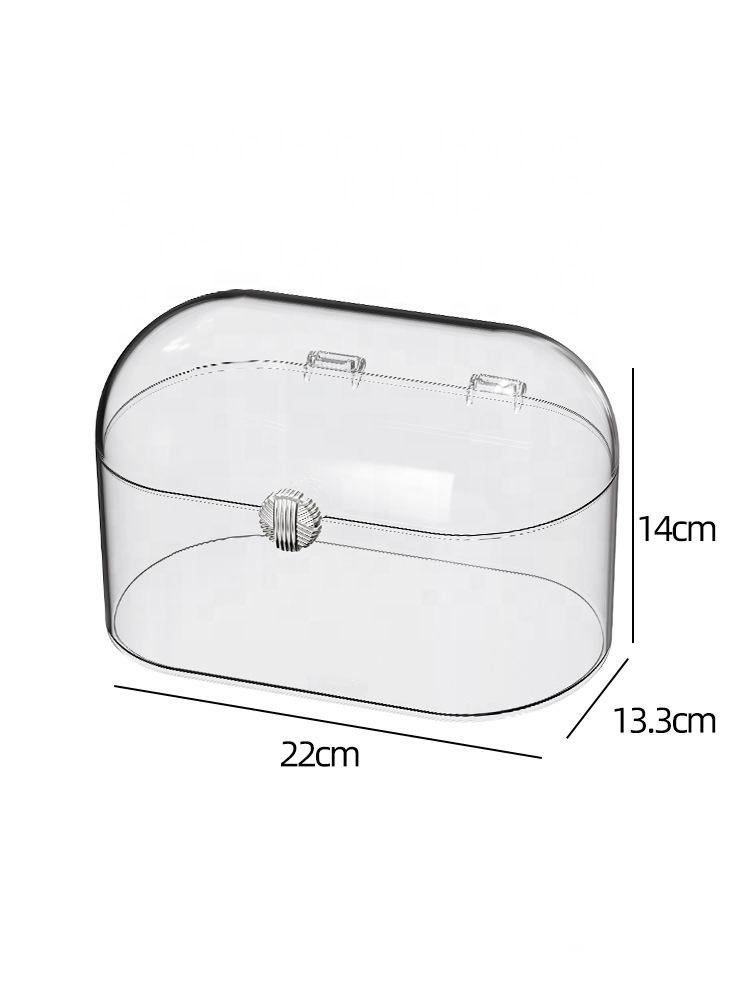 New Design PET Transparent Makeup Cosmetic Lipstick Stationery Desktop Storage Box with Lid