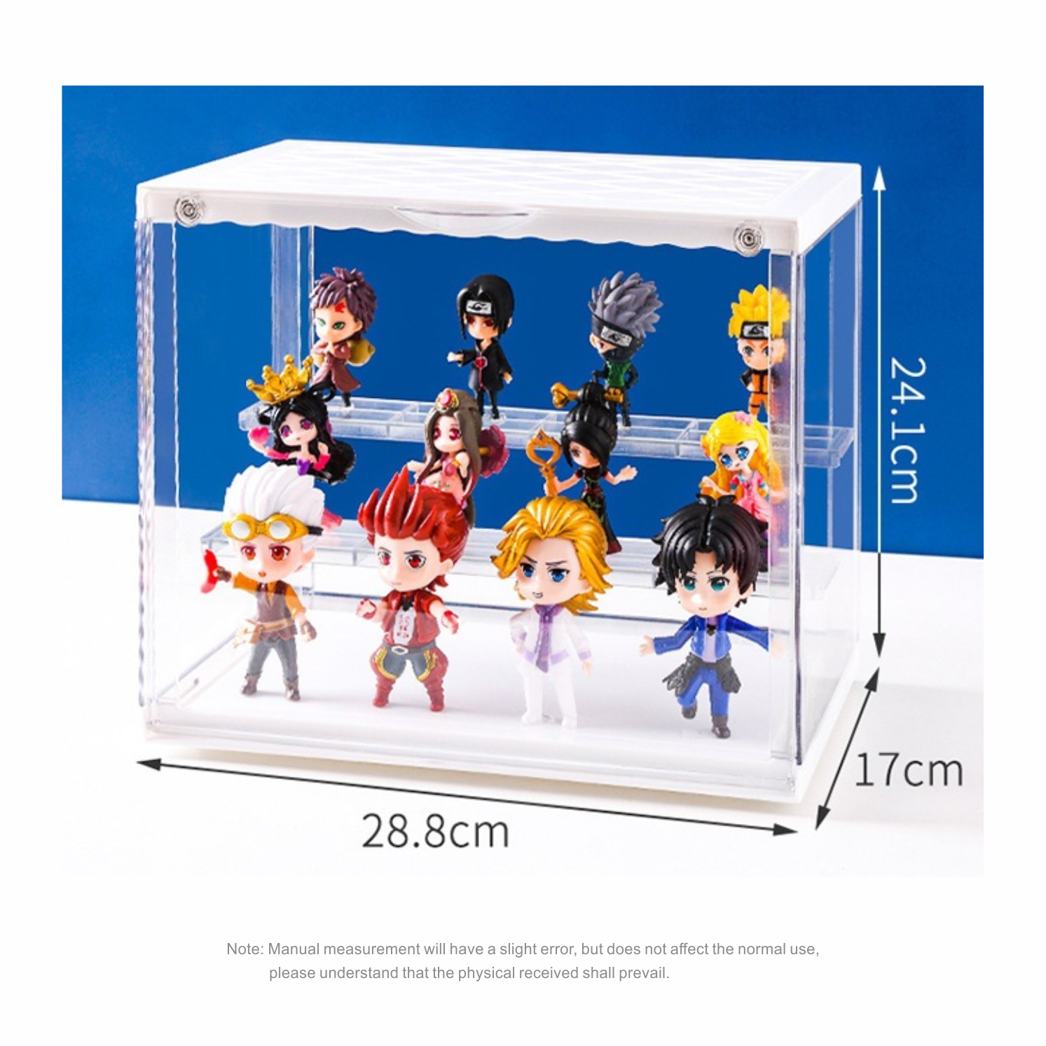 Handbag storage box transparent dustproof acrylic display box bubble mart toy empty box display stand