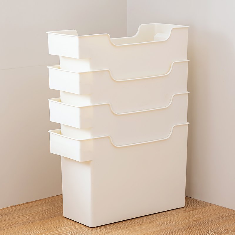 Creative Design Cabinet Plastic PP Storage Box Multifunctional Kitchen Utensils Pull-out Storage Container