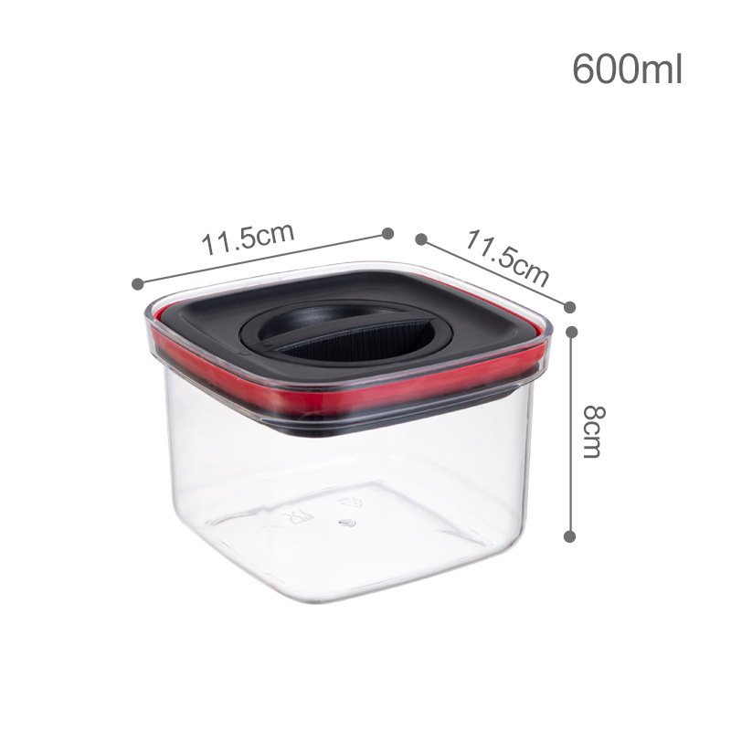 600ML Airtight Food Storage Containers with Lids BPA Free Plastic Kitchen Canisters for Pantry Organization and Storage