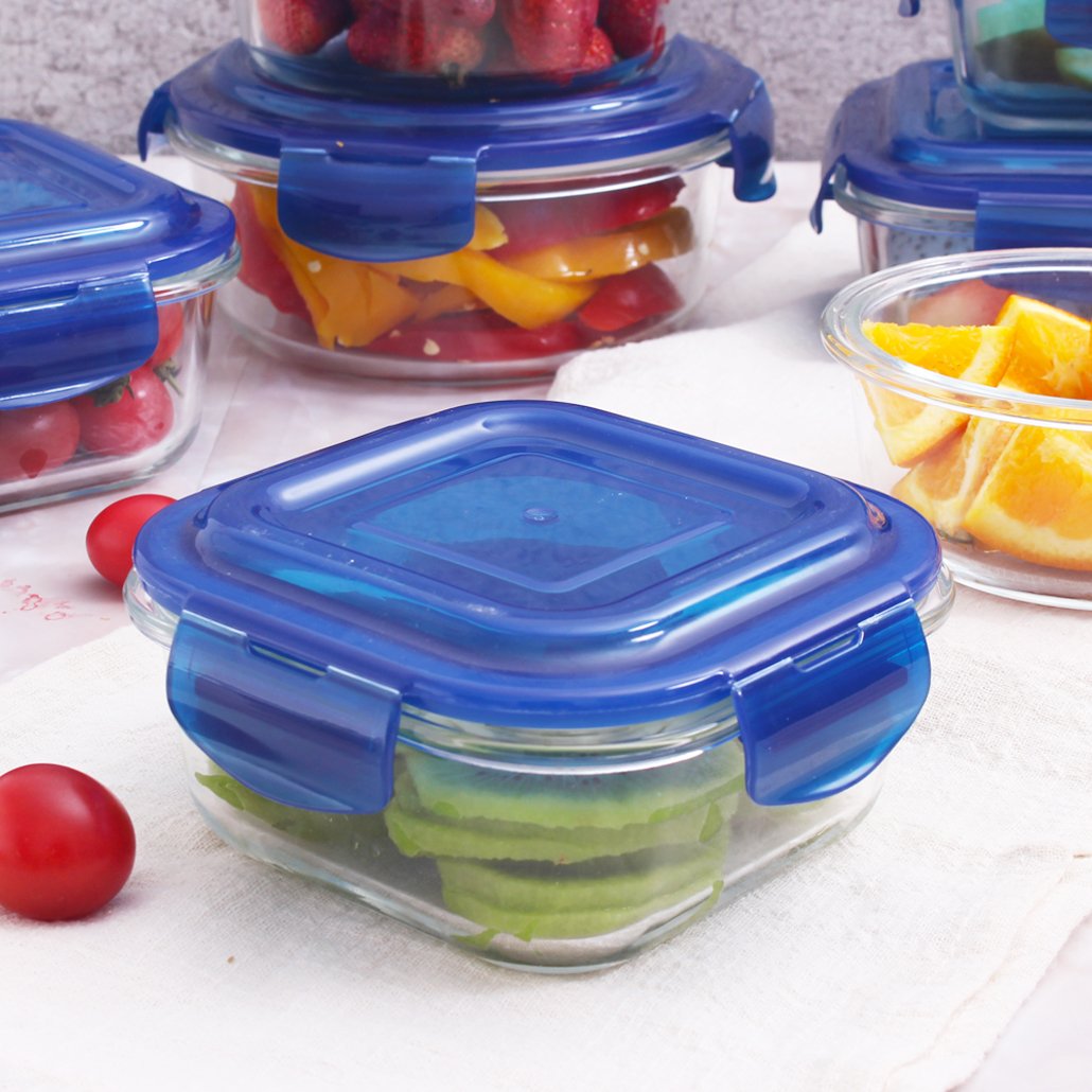 Wholesale cheap glass bento lunch box food storage containers