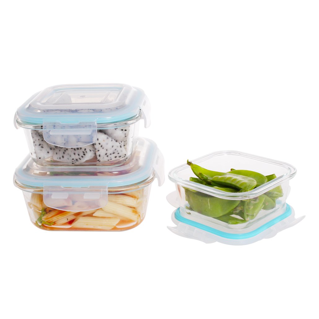 Wholesale cheap glass bento lunch box food storage containers