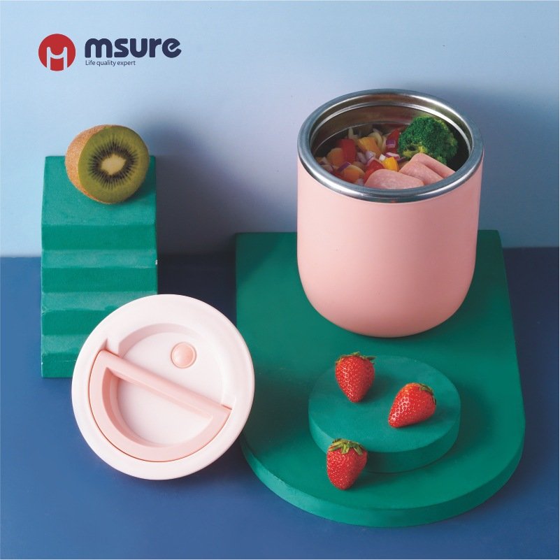 1100ml Insulated Stainless Steel Lunch Box for Kids Children's Design Metal Food Container