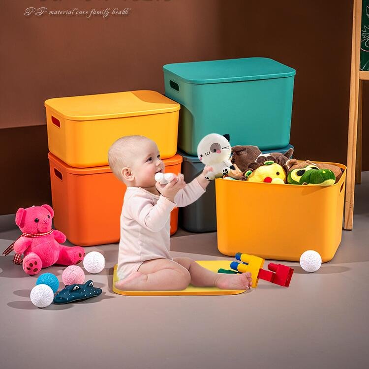 Hot Sale Plastic Storage Box with Lid Wholesale Price Home Storage Organization for Kitchen Food Tool Storage