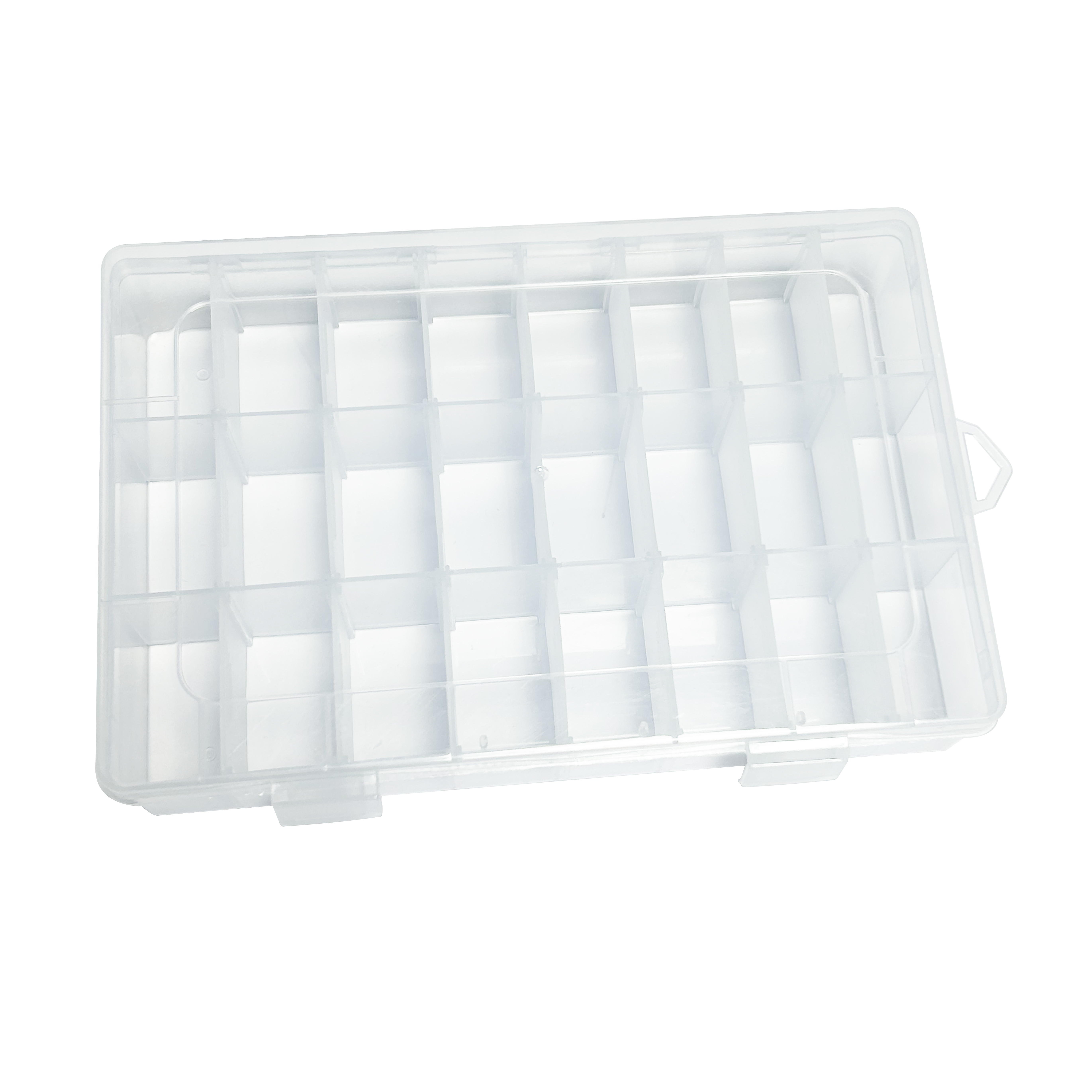 High quality 24 Cavity Keyway Plastic Storage Box With Dividers Tools Packing Storage Boxes & Bins Injection