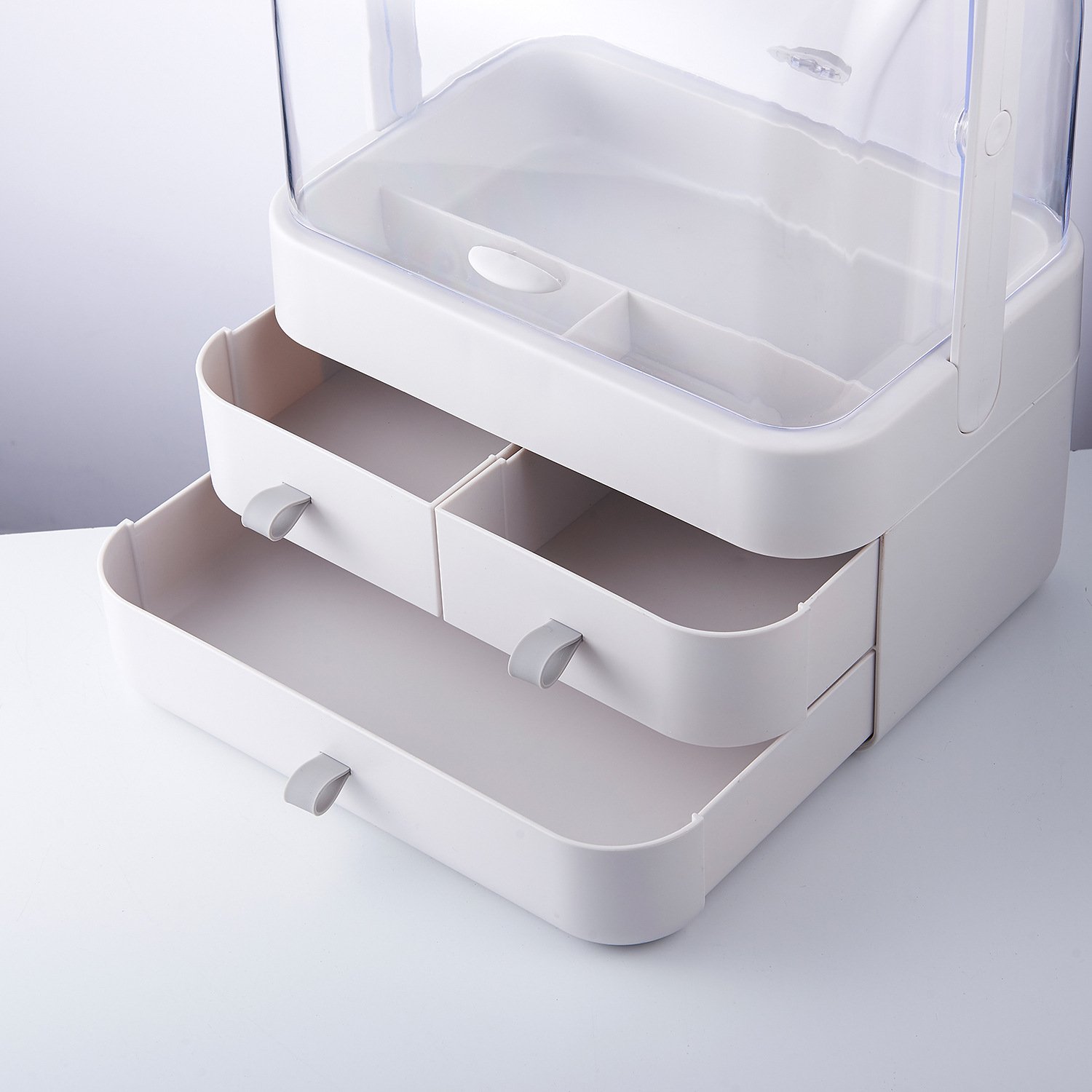 Factory price wholesale cosmetic storage box makeup organizer box clear cosmetic storage box