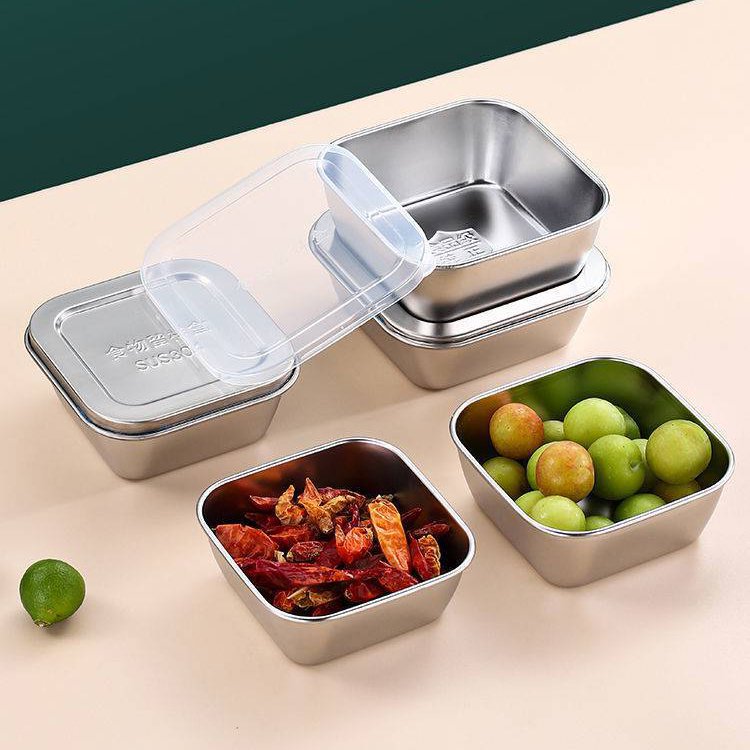 Food Grade Stainless Steel Containers Metal Container Food Storage Container Set