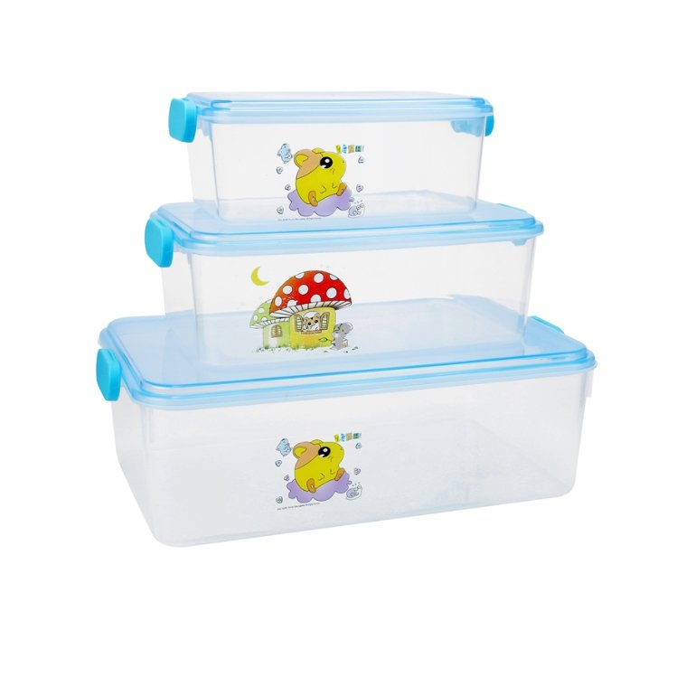Storage Box Organizer Multifunction Plastic Storage Box Japan Food Storage & Container Plastic Bento Lunch Box