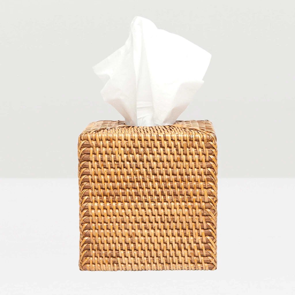 Best Selling Set Natural Rattan Bathroom Accessories OEM Designs Acceptable Custom from HNH craft Handmade Vietnam