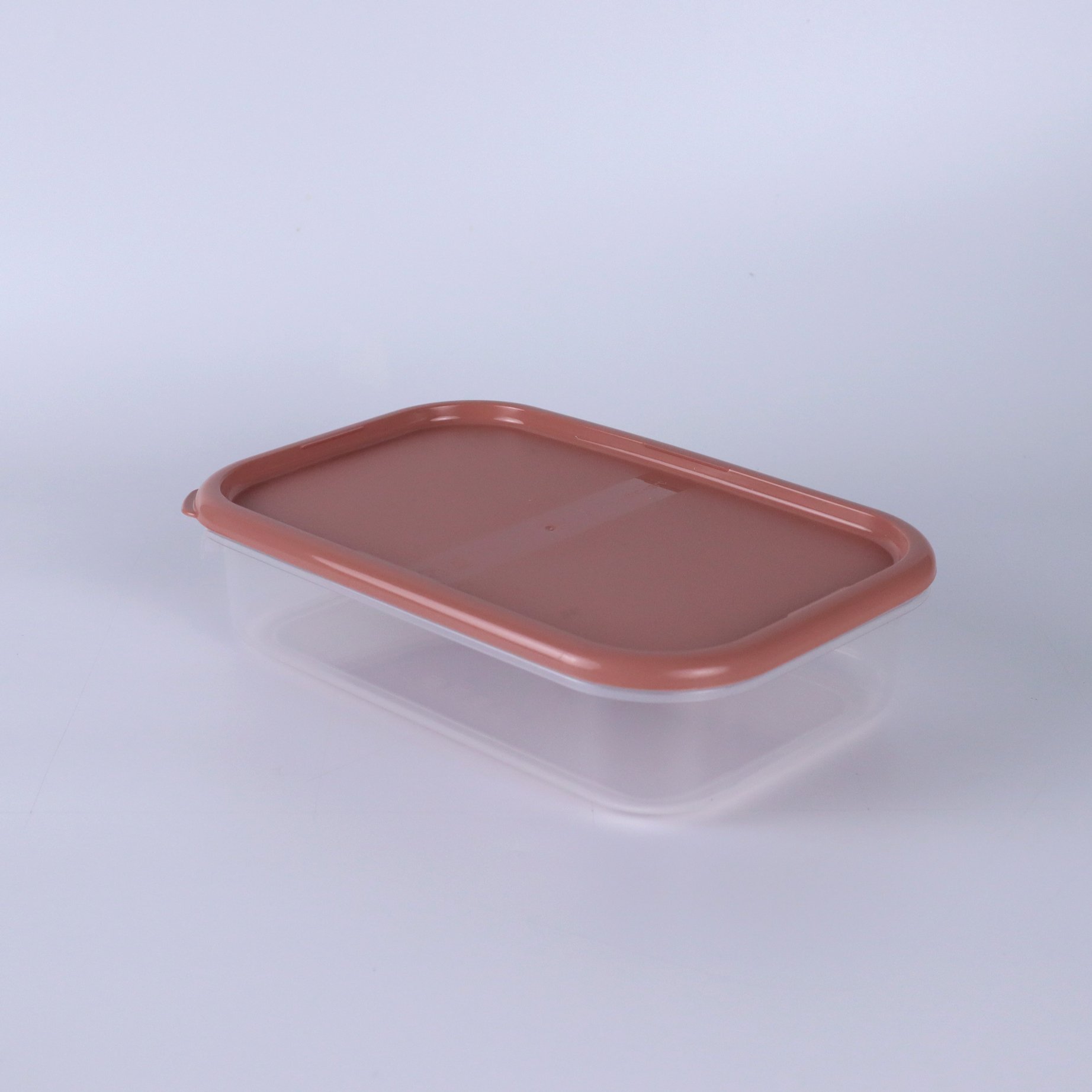 9045 Classic Style Rectangle Plastic Food Storage Container 2,250 ML Microwavable Foldable for Lunch Kitchen Use