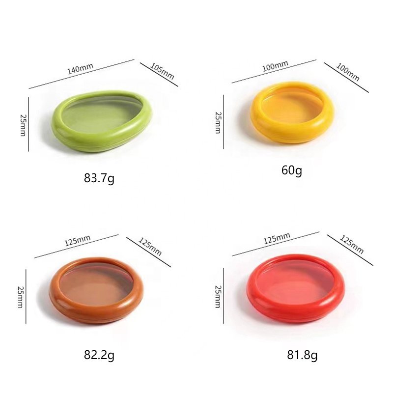 Portable Plastic Clear Film Crisper Lemon Avocado Tomato Fruit Storage Box Refrigerator Fresh Preservation Sealed Box