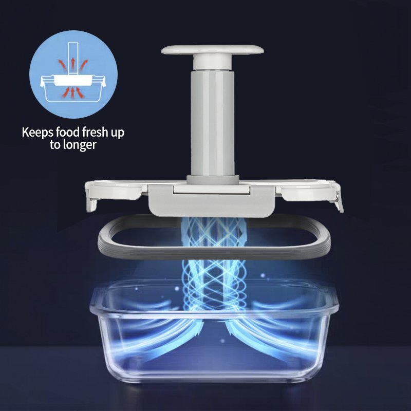 IKOO reusable microwave safe glass meal prep supplier vacuum sealed food storage containers