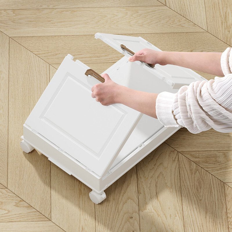 Household Sundries Organizer Plastic Storage Cabinet 5-drawer White