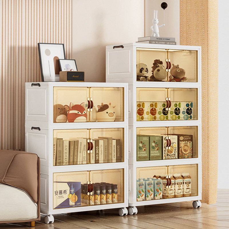 Household Sundries Organizer Plastic Storage Cabinet 5-drawer White