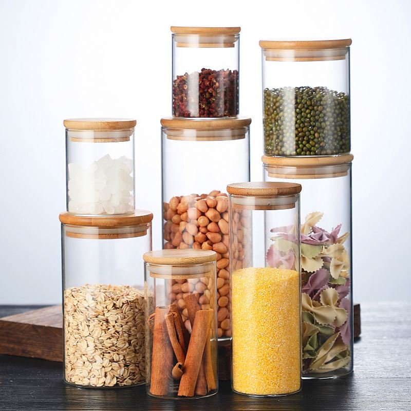 New Arrivals Transparent Food Storage Container Set with Lids for Pasta Other Foods