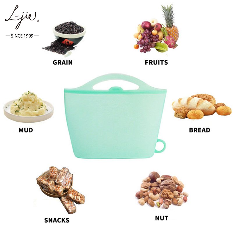 Reusable Silicone New Style Silicone Food Storage Cooking Bag Food Grade Vacuum Silica Gel Fresh Keeping