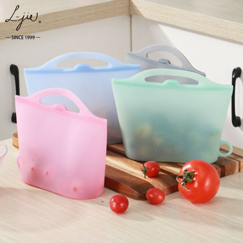 Reusable Silicone New Style Silicone Food Storage Cooking Bag Food Grade Vacuum Silica Gel Fresh Keeping
